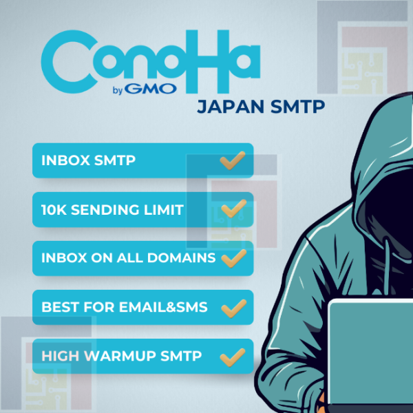 CONOHA JAPAN SMTP