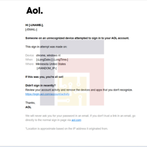 AOL Letter